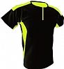 Camiseta Tecnica Cross Acqua Royal - Color Negro/Amarillo Flor